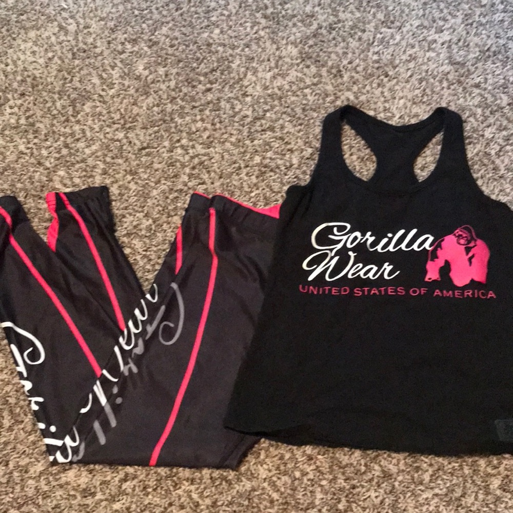 Workout legging and tank